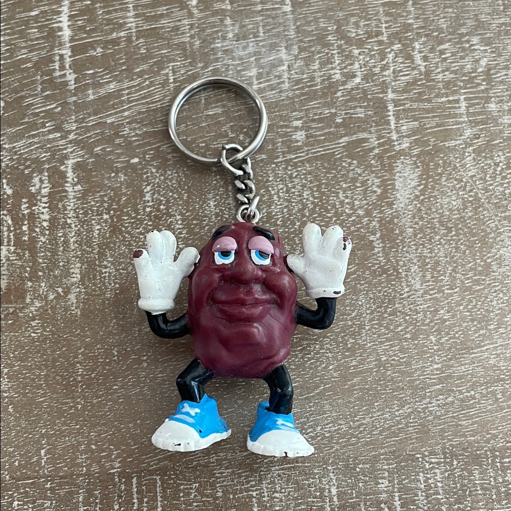 Vintage California Raisins Keychain, Some Wear